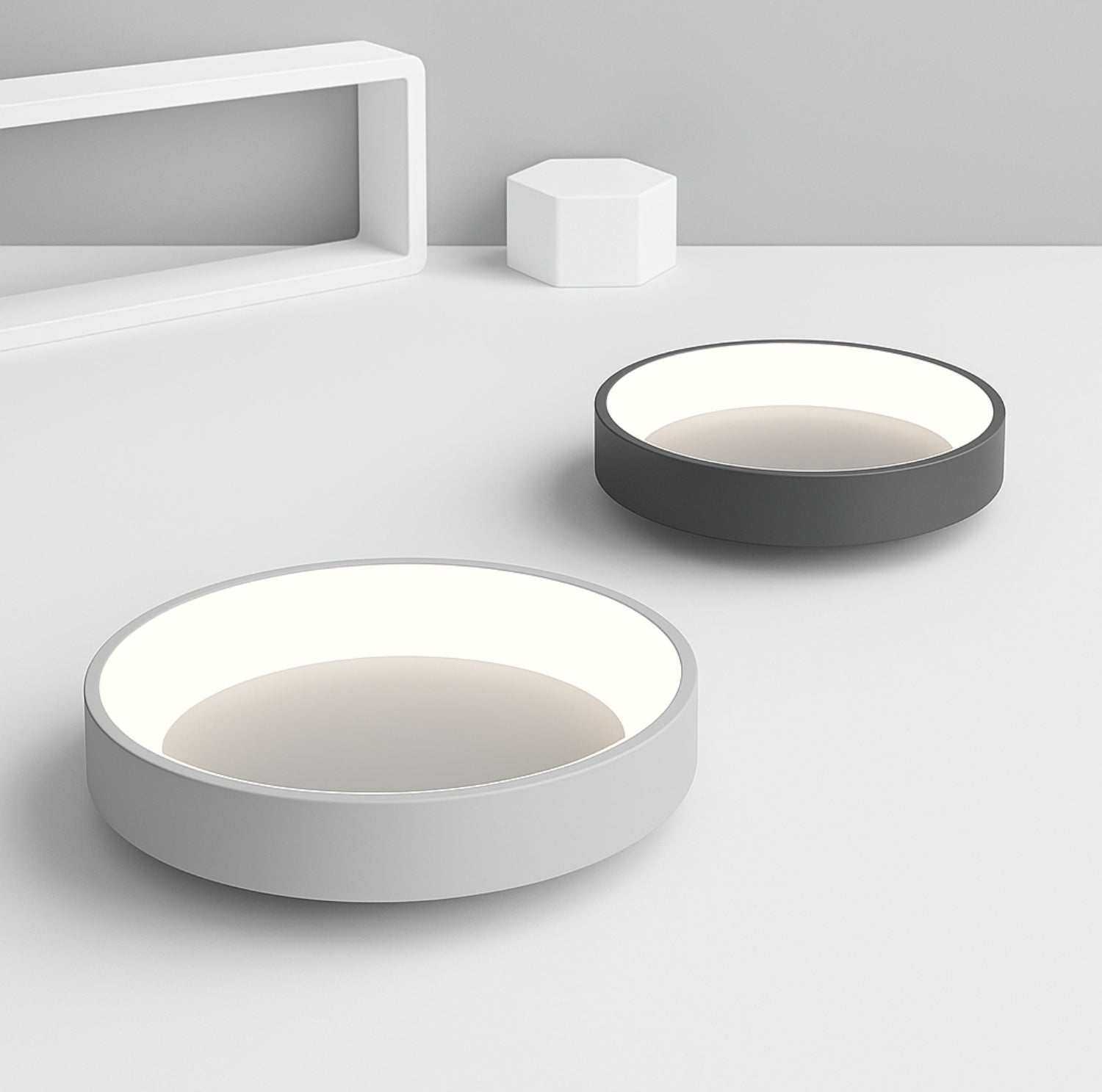 Nomaenest Lumëra - Scandinavian Round LED Ceiling Light