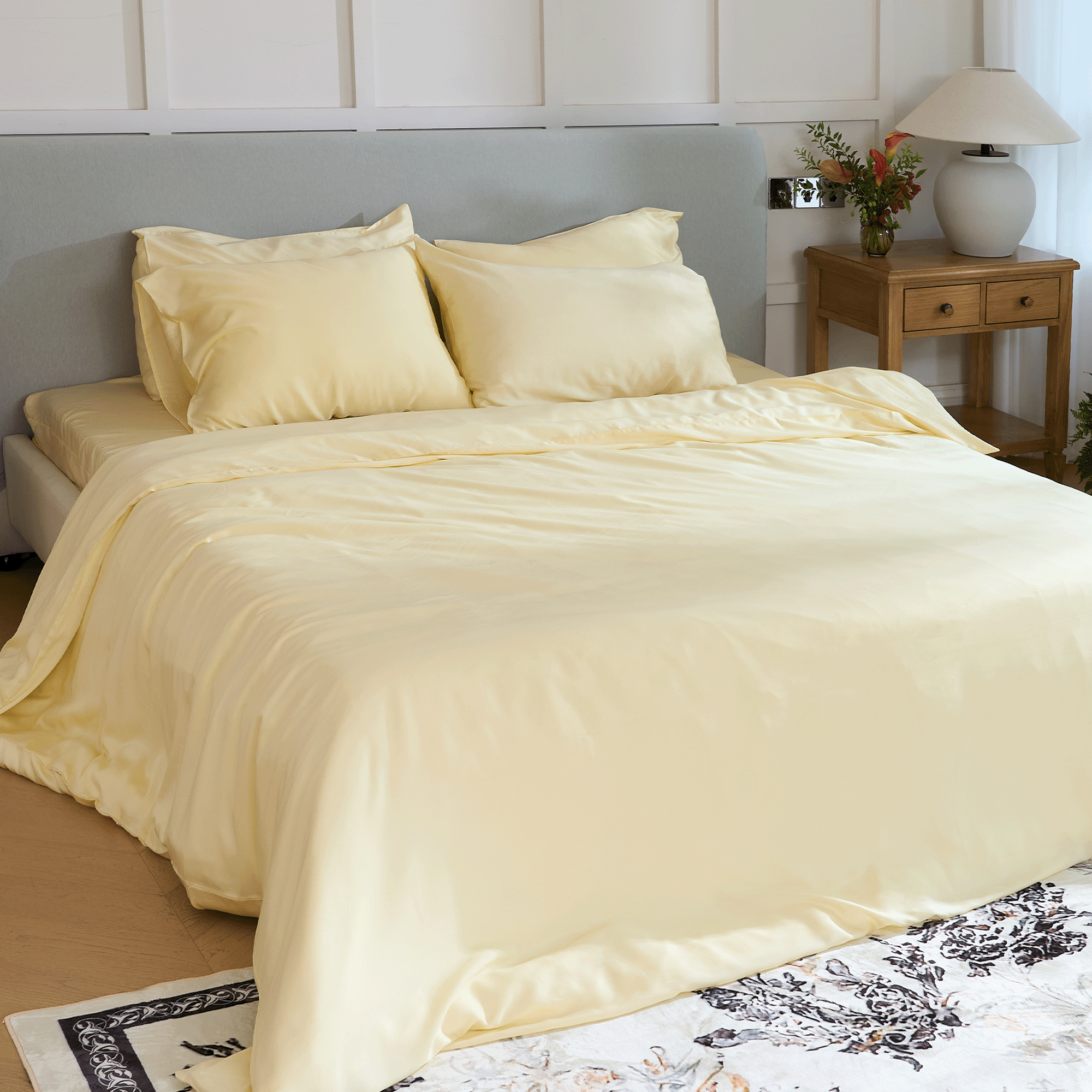 Tesselle Bamboo Sheet Sofakovers™ Set  | Complete Set (Fitted Sheet, Duvet Cover and 2 Pillowcases)