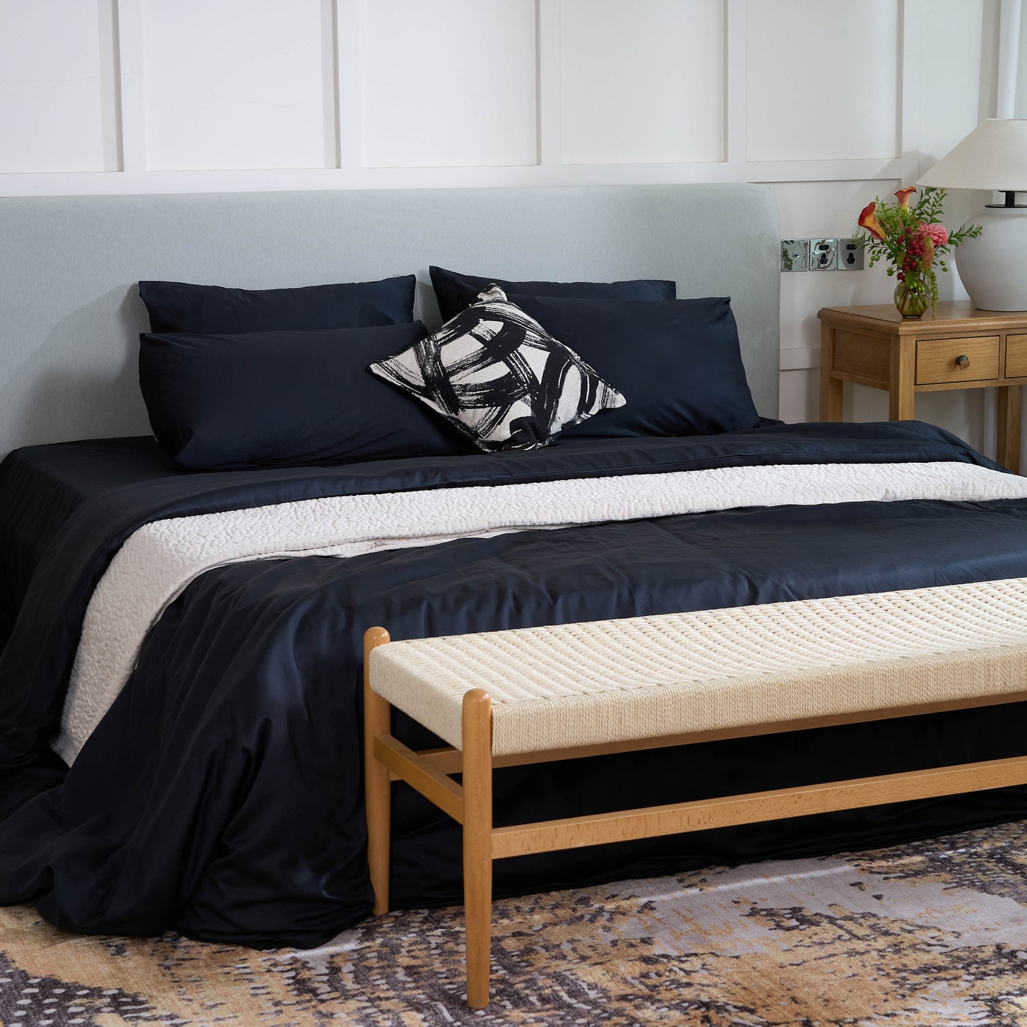 Tesselle Bamboo Sheet Sofakovers™ Set  | Complete Set (Fitted Sheet, Duvet Cover and 2 Pillowcases)