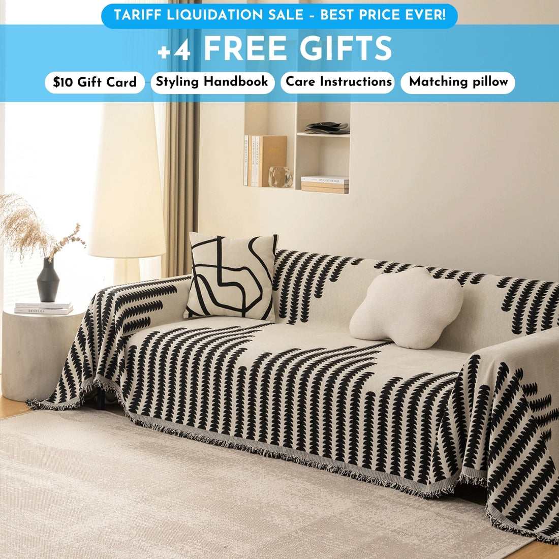 Sofakovers™ | The luxurious sofa cover that fits perfectly and enhances your living room! | +4 FREE Gifts
