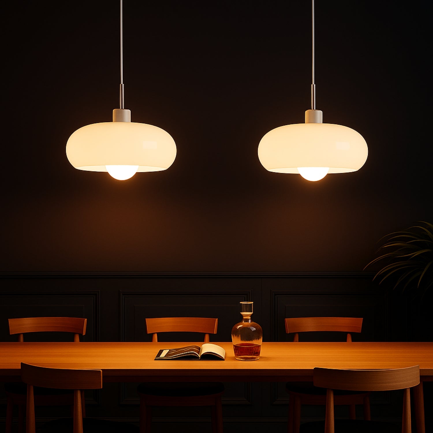 Nomaenest Glacira - Retro Glass Pendant Lamp